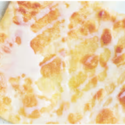 Roti Topped with Condensed Milk